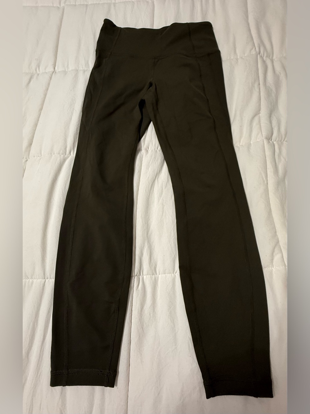 Athleta Olive Green High-Rise Leggings - like new
